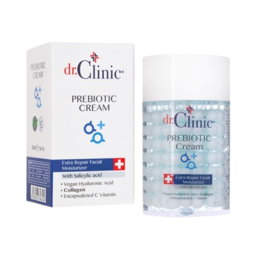 dr.Clinic Prebiotic Cream With Salicylic Acid - 100ml | د.كلينيك كريم ترطيب وترميم للبشرة بالساليسيليك اسيد - 100 مل