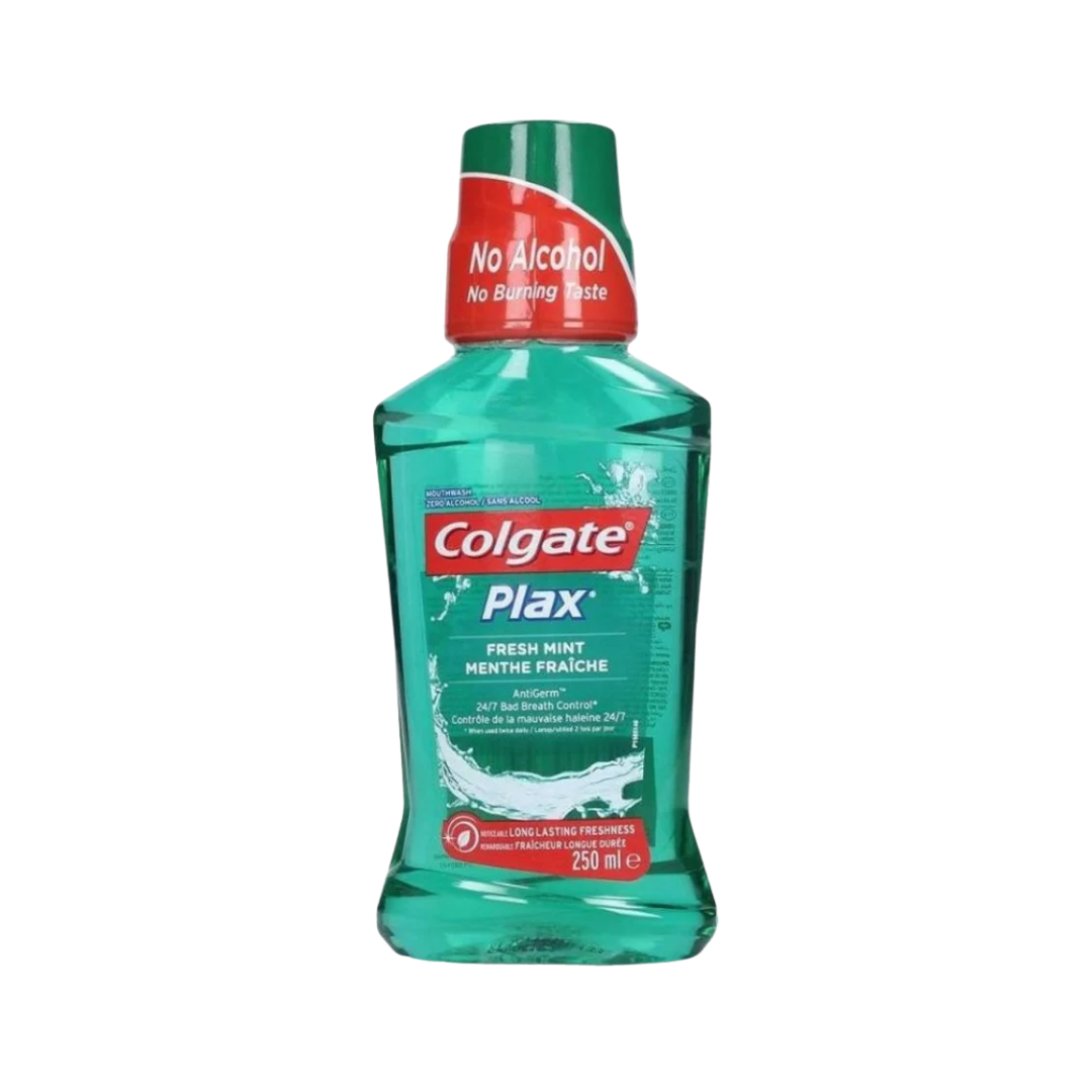 Colgate Plax Fresh Mint Mouth Wash - 250ml |كولجيت غسل الفم الطازج الطازج - 250 مل