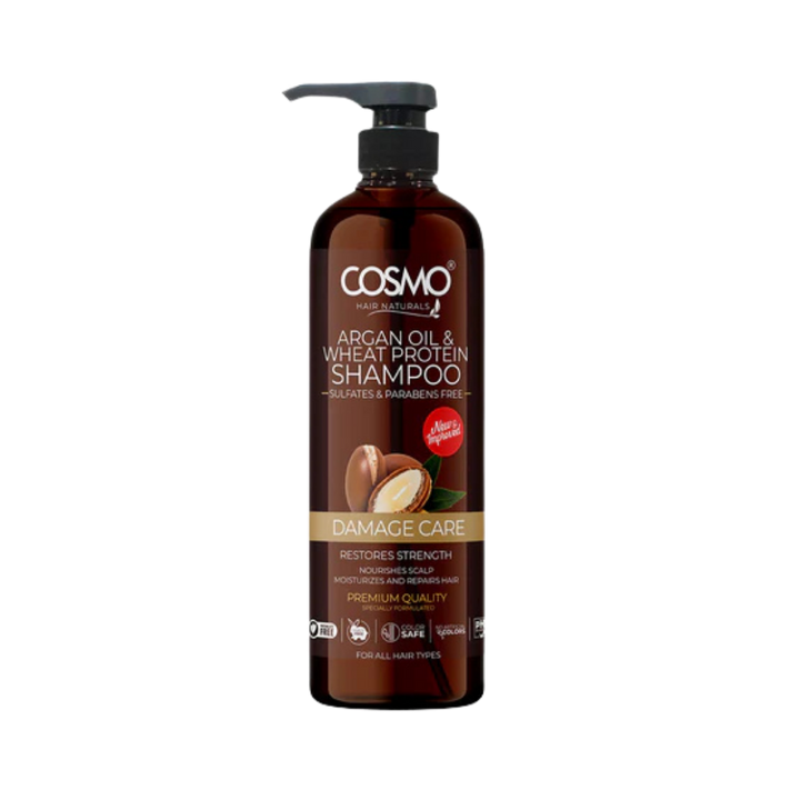Cosmo Argan Oil & Wheat Protein Shampoo - 1000ml | كوزمو شامبو بزيت الارغان و بروتين القمح - 1000 مل