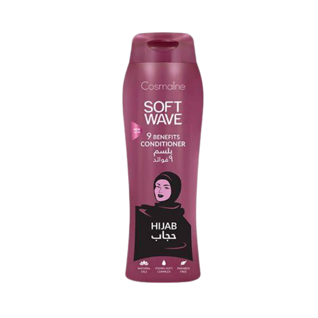 Soft Wave Hijab Conditioner  - 400ml | بلسم سوفت ويف لشعر المحجبات من كوزملاين 400 مل