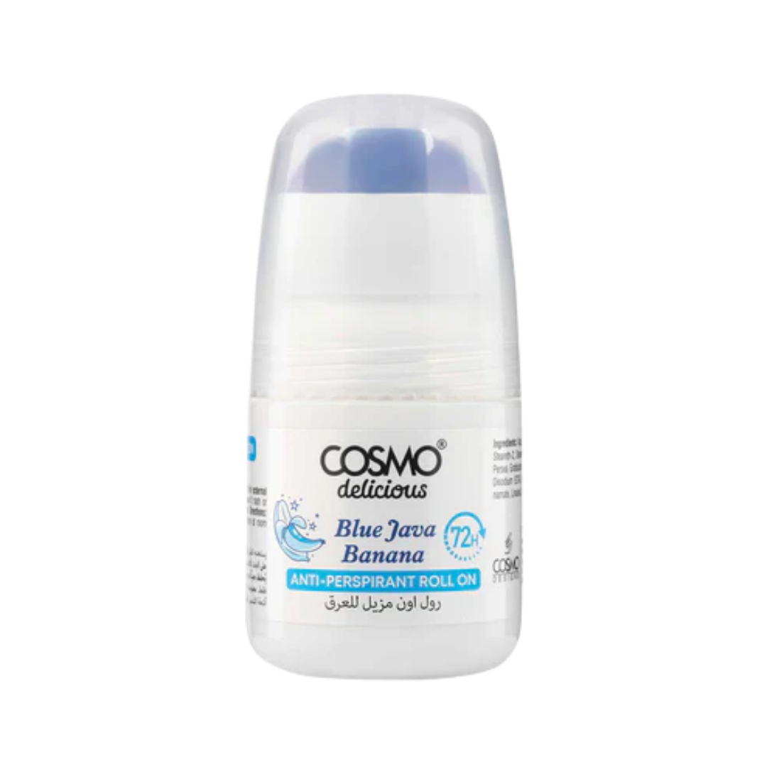COSMO Blue Java Banana Anti- Perspirant Roll On 72H - 50ml | كوزمو مزيل تعرق رول بلو جافا - 50 مل