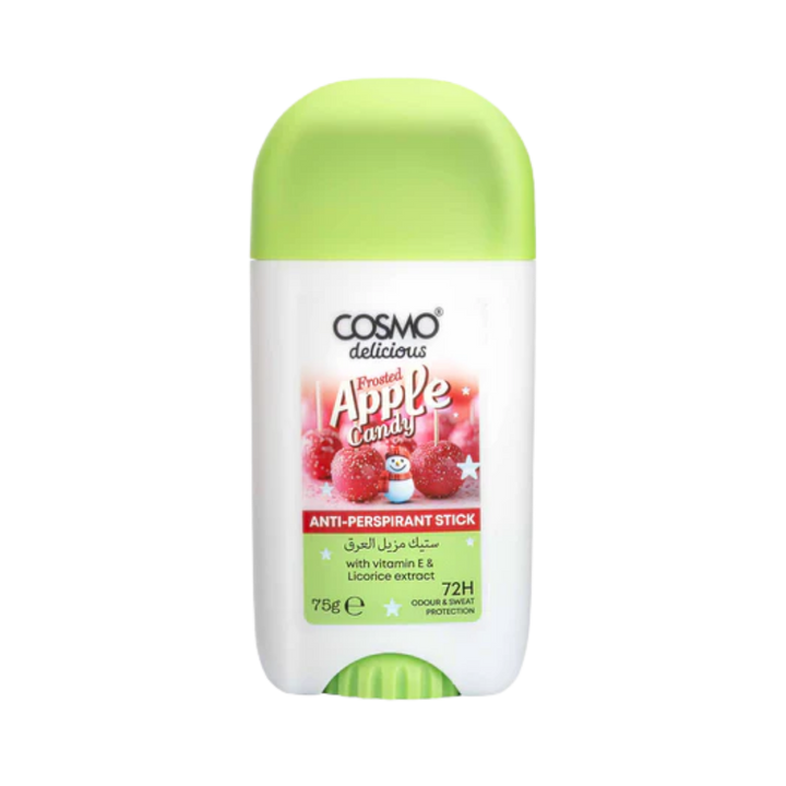 COSMO Apple Candy Anti-Perspirant Stick 72H - 75g | كوزمو مزيل تعرق ستيك برائحة حلوى التفاح - 75 غ