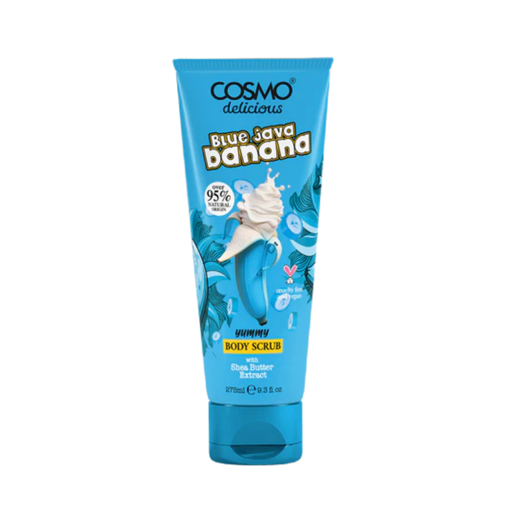 COSMO Blue Java Banana Yummy Body Scrub - 275ml | كوزمو سكراب مقشر للجسم بلو جافا بانانا - 275 مل