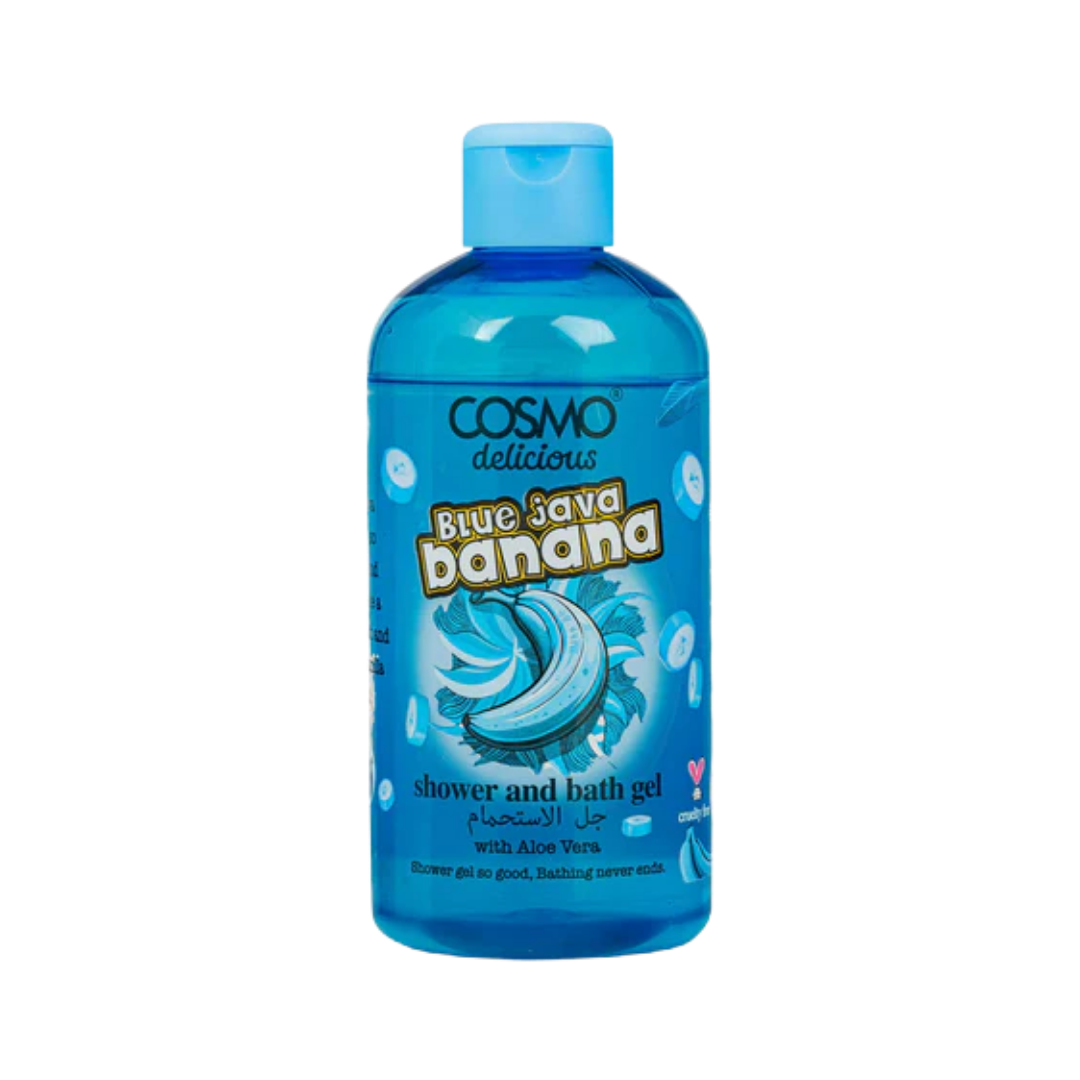 COSMO Blue Java Banana Shower And Bath Gel - 500ml | كوزمو جل الاستحمام بلو جافا بانانا - 500 مل