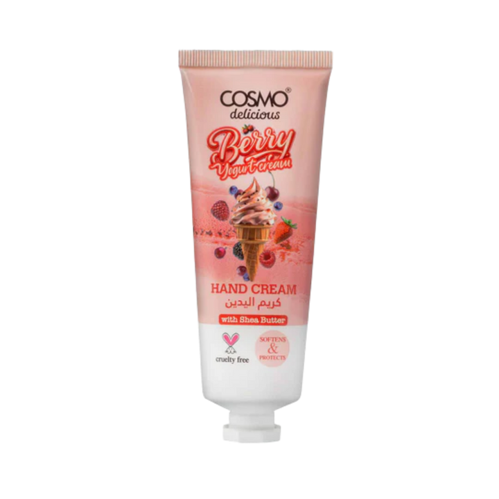 COSMO Berry Yogurt Cream Hand Cream - 75ml | كوزمو كريم مرطب لليدين برائحة التوت والزبادي - 75 مل
