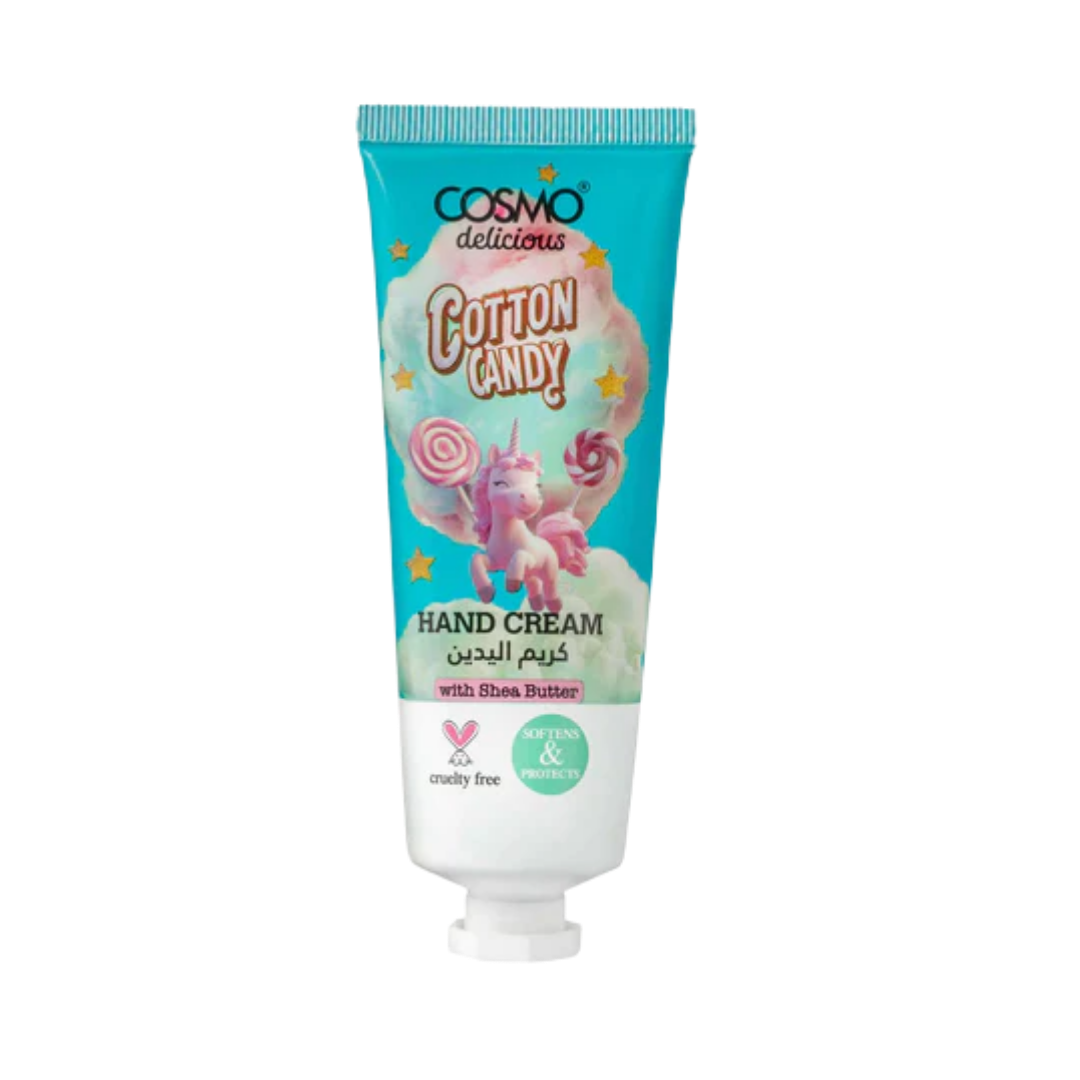 COSMO Cotton Candy Hand Cream - 75ml | كوزمو كريم مرطب لليدين برائحة الحلوى - 75 مل