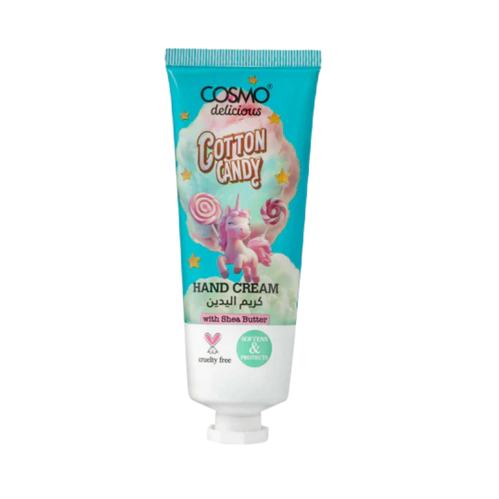 COSMO Cotton Candy Hand Cream - 75ml | كوزمو كريم مرطب لليدين برائحة الحلوى - 75 مل