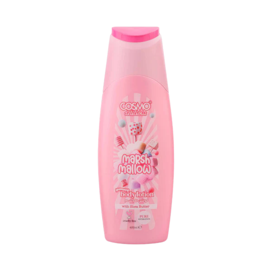 COSMO Marsh Mallow Yummy Body Lotion - 400ml | كوزمو لوشن للجسم برائحة المارشميلو - 400 مل