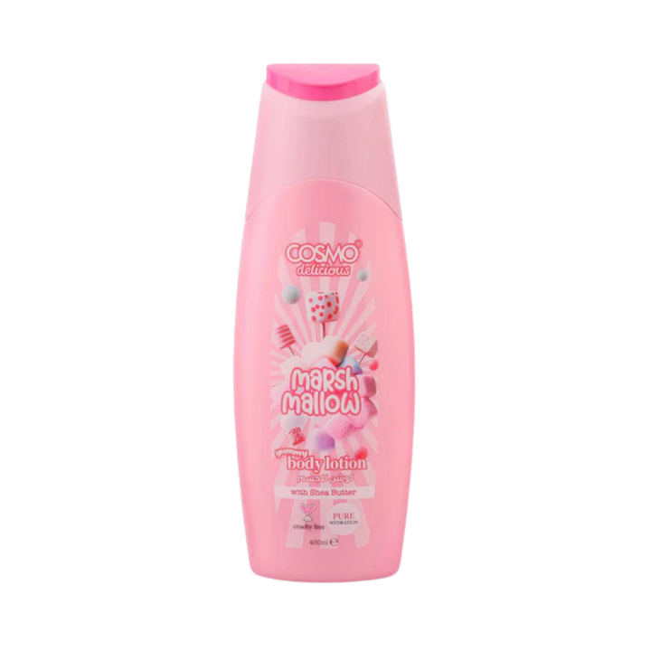 COSMO Marsh Mallow Yummy Body Lotion - 400ml | كوزمو لوشن للجسم برائحة المارشميلو - 400 مل