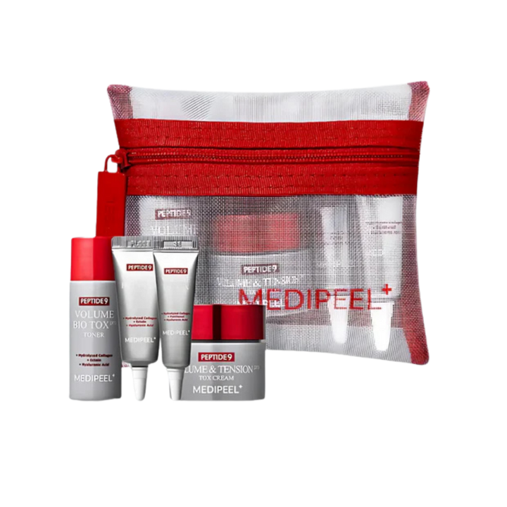 MEDIPEEL Peptide 9 Volume Bio Tox Trial Kit | ميدي بيل مجموعة العناية بالبشرة بالببتيدات