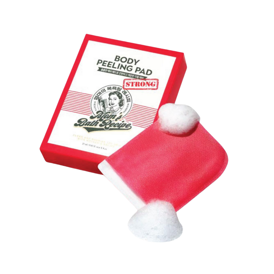 Mom's Bath Recipe Body Peeling Pad Strong - 25ml | مامز باث راسبي ليفة تقشير الجسم - 25 مل