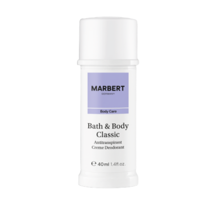 MARBERT Bath & Body Classic Deodorant Cream - 40ml | ماربرت كلاسيك كريم مزيل تعرق - 40 مل