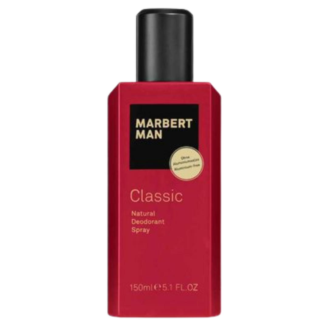 MARBERT Classic Natural Deodorant Spray - 150ml | ماربرت بخاخ مزيل تعرق - 150 مل