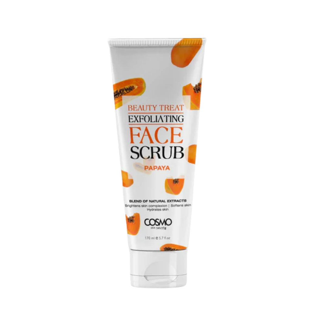 COSMO Face Scrub Papaya - 170ml | كوزمو مقشر للوجه بالبابايا - 170 مل