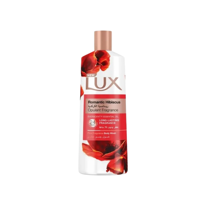 LUX Romantic Hibiscus - 500ml | لوكس شاور جيل بالكركديه - 500 مل