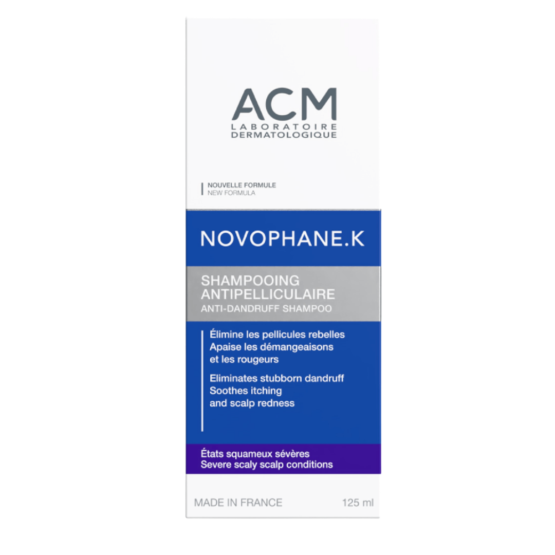 ACM Novophane.k Anti-Dandruff Shampoo - 125ml | اي سي ام شامبو نوفوفان المضاد للقشرة - 125 مل