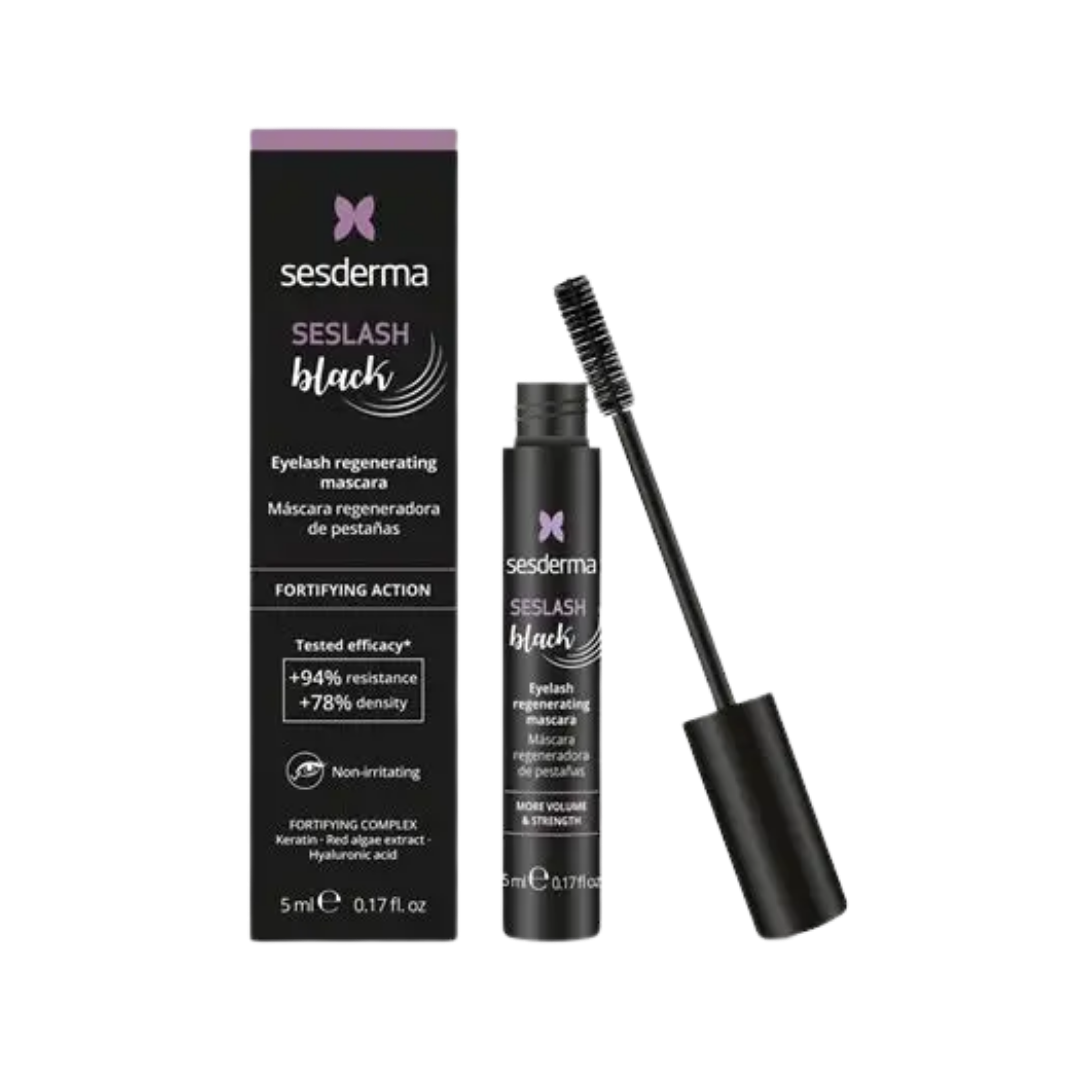 Sesderma Seslash Black Mascara Strengthening Eyelashes - 5ml | سيسديرما ماسكارا لتعزيز قوة الرموش - 5 مل