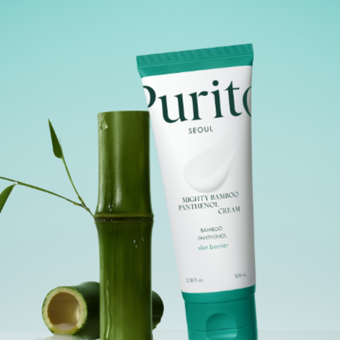 Purito Mighty Bamboo Panthenol Cream - 100ml | بيوريتو مرطب للوجه بالبانتينول مايتي بامبو - 100 مل
