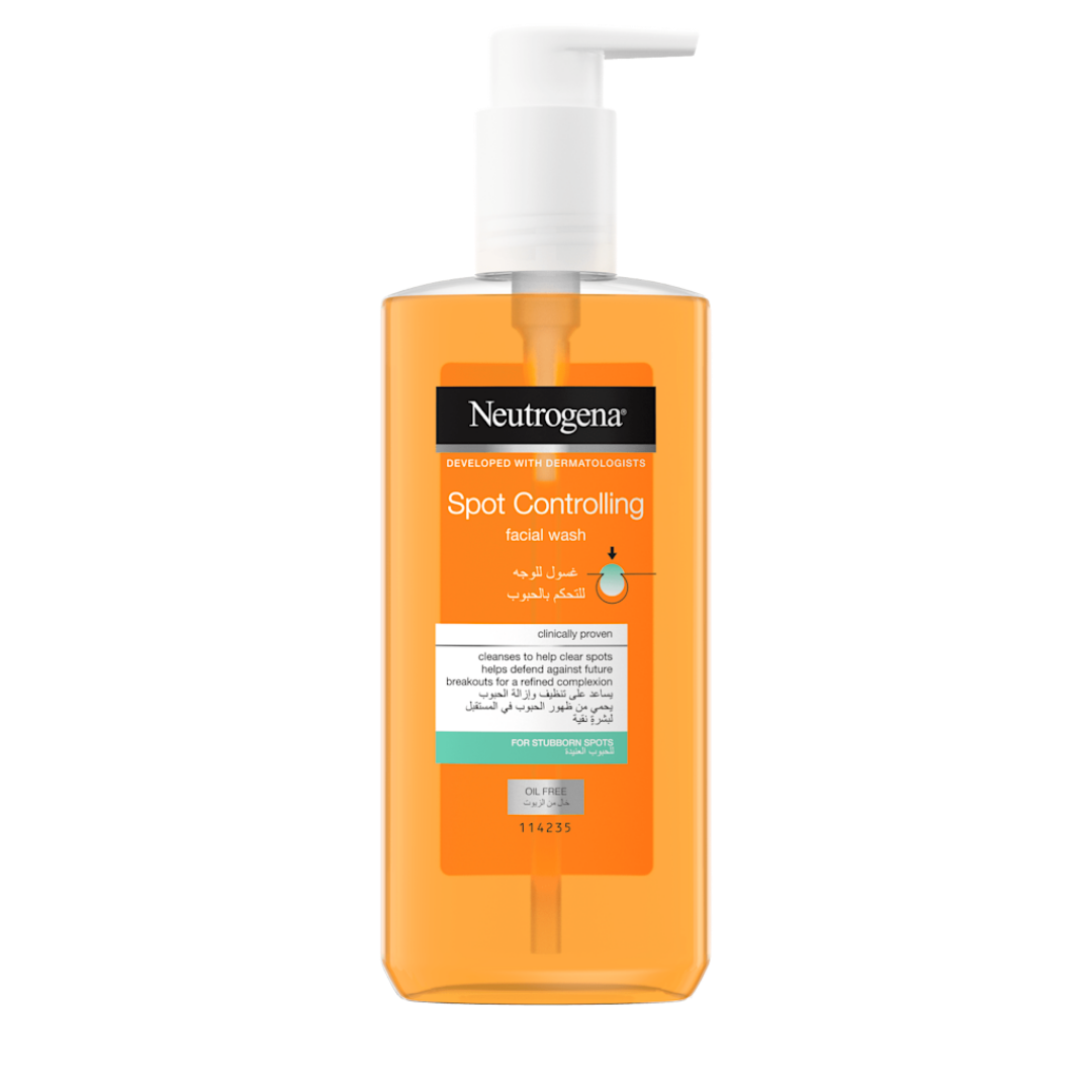Neutrogena Spot Controlling Daily Face Wash - 200ml | نيتروجينا غسول يومي للتحكم بحب الشباب - 200 مل