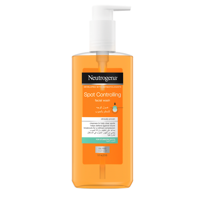 Neutrogena Spot Controlling Daily Face Wash - 200ml | نيتروجينا غسول يومي للتحكم بحب الشباب - 200 مل