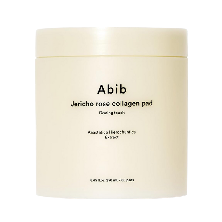 Abib | Jericho Rose Collagen Pad Firming Touch - 250 ml / 60 Pads | ابيب وسادا قطنية مع تونر بالكولاجين وخلاصة وردة جيريشو - 250 مل \ 60 وسادة