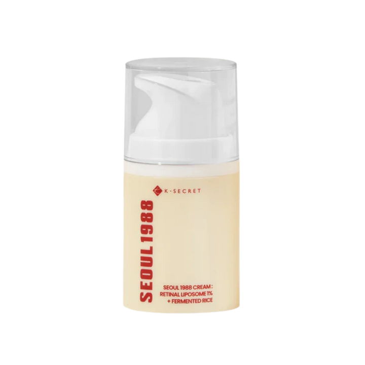 K - SECRET Seoul 1988 Retinal Liposome 1% & Fermented Rice Anti-Aging Face Cream - 50ml | ك سيكريت كريم للوجه ريتينول 1% وبخلاصة الأرز - 50 مل