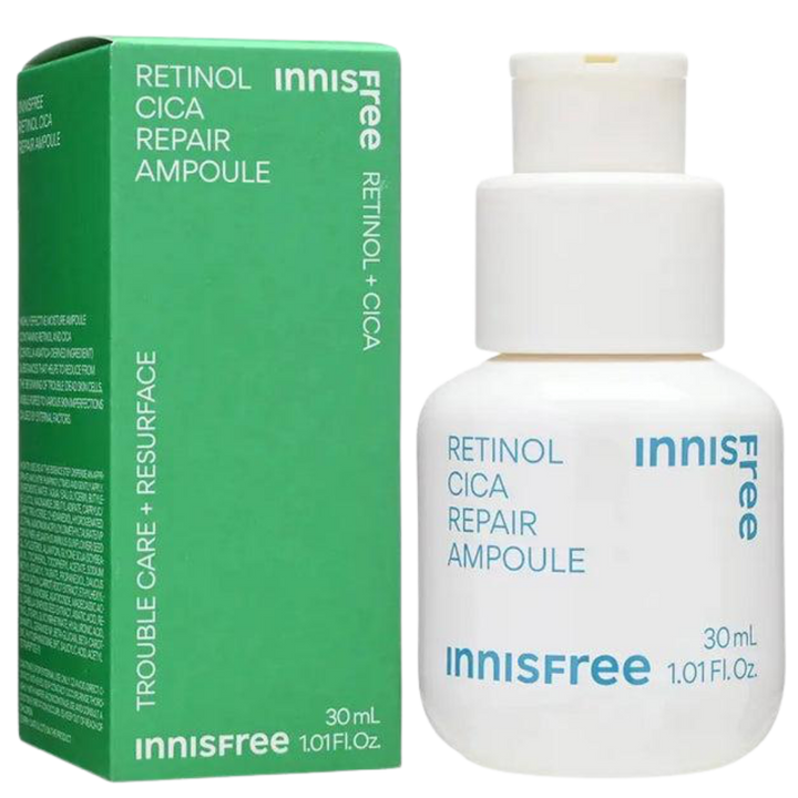 INNISFREE Retinol Cica Repair Ampoule  -30ml |إينيسفري الريتينول سيكا ريبير امبول -30 مل