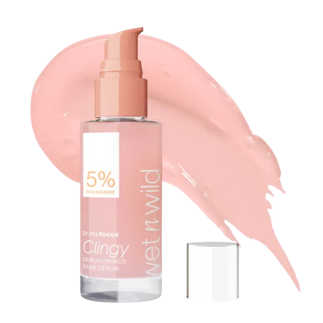 Wet n wild primefocus Clingy Serum primer - 27ml | ويت ان وايلد برايمر برايمر سيروم - 27 مل