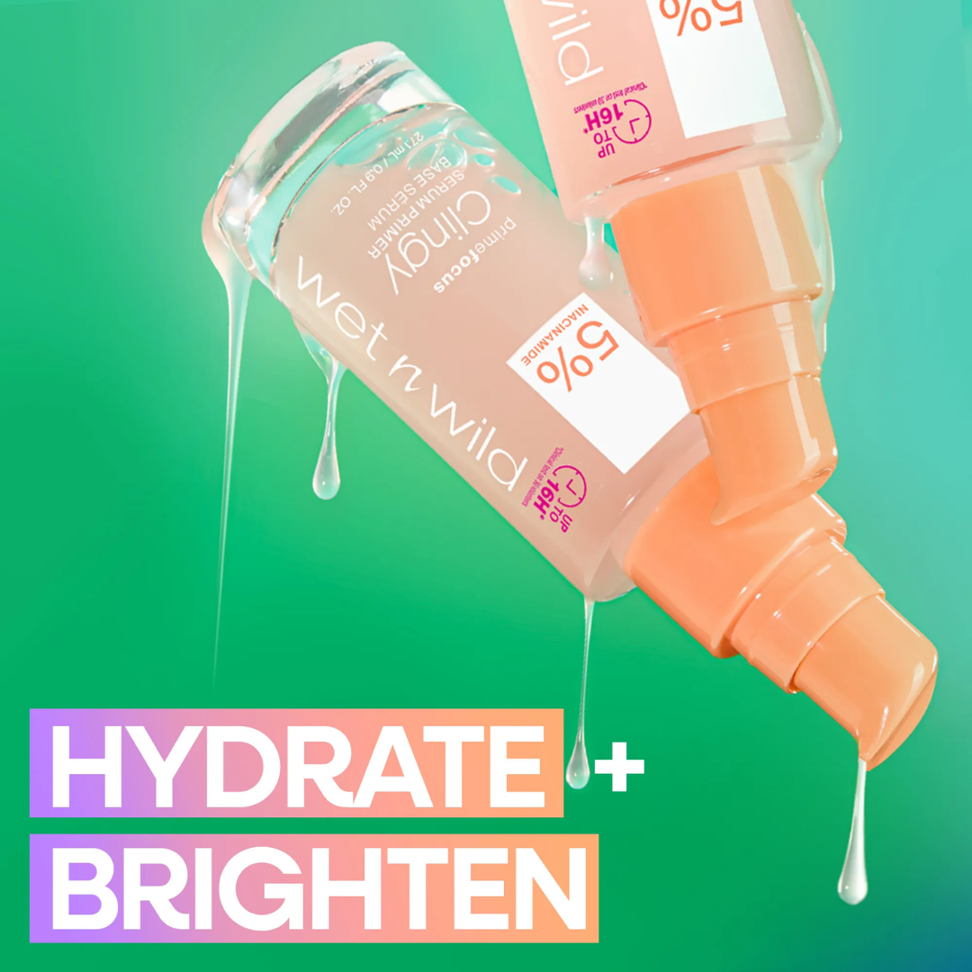 Wet n wild primefocus Clingy Serum primer - 27ml | ويت ان وايلد برايمر برايمر سيروم - 27 مل