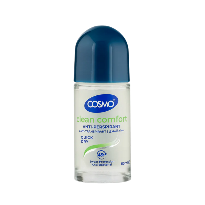 COSMO Quick Dry Anti-Perspirant Anti-Transpirant 48h - 60ml | كوزمو مزيل تعرق رول اون 48 ساعة سريع الجفاف - 60 مل