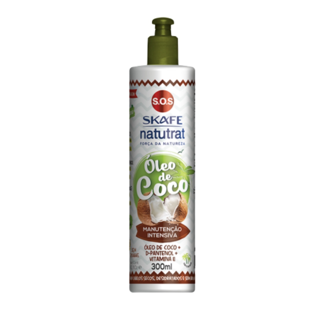 SKAFE Natutrat Forca da Natureza Manutencao Intensiva Oleo de Coco - 300 ml | سكاف ماسك للشعر الجاف والمتعب - 300 مل