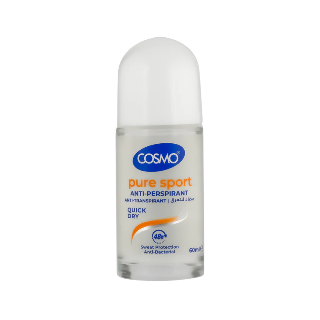 COSMO Quick Dry Anti-Perspirant Anti-Transpirant 48h - 60ml | كوزمو مزيل تعرق رول اون 48 ساعة سريع الجفاف - 60 مل