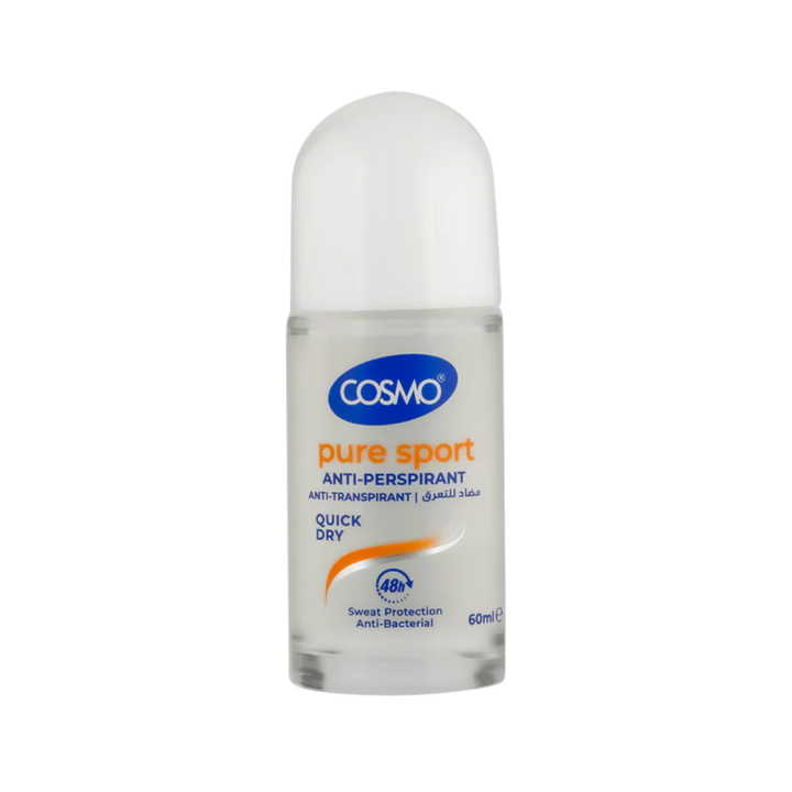 COSMO Quick Dry Anti-Perspirant Anti-Transpirant 48h - 60ml | كوزمو مزيل تعرق رول اون 48 ساعة سريع الجفاف - 60 مل