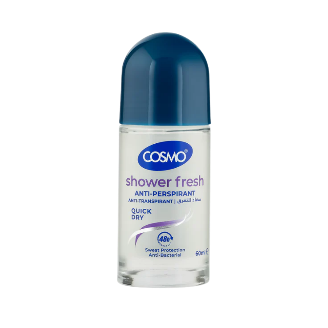 COSMO Quick Dry Anti-Perspirant Anti-Transpirant 48h - 60ml | كوزمو مزيل تعرق رول اون 48 ساعة سريع الجفاف - 60 مل