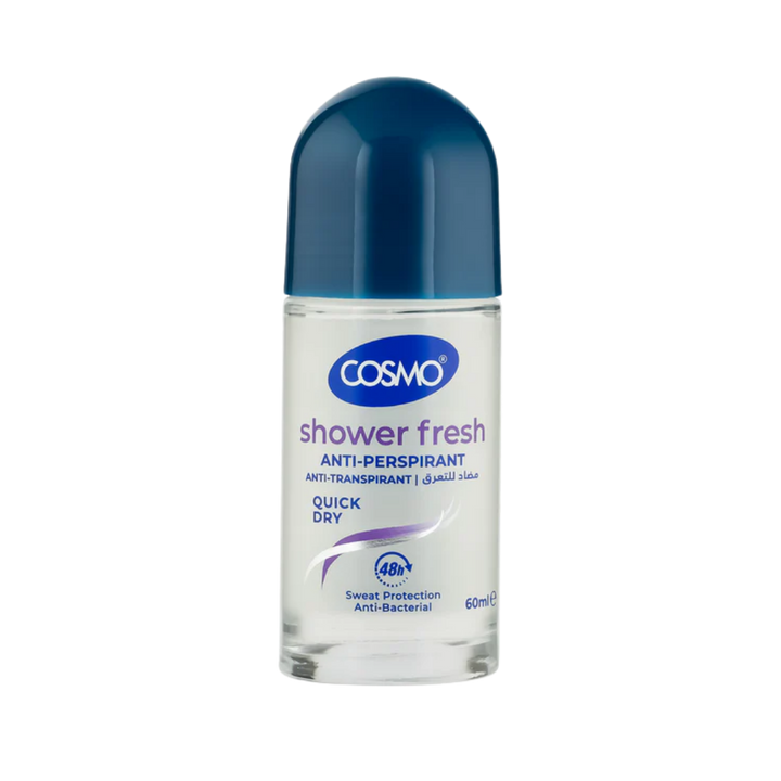 COSMO Quick Dry Anti-Perspirant Anti-Transpirant 48h - 60ml | كوزمو مزيل تعرق رول اون 48 ساعة سريع الجفاف - 60 مل