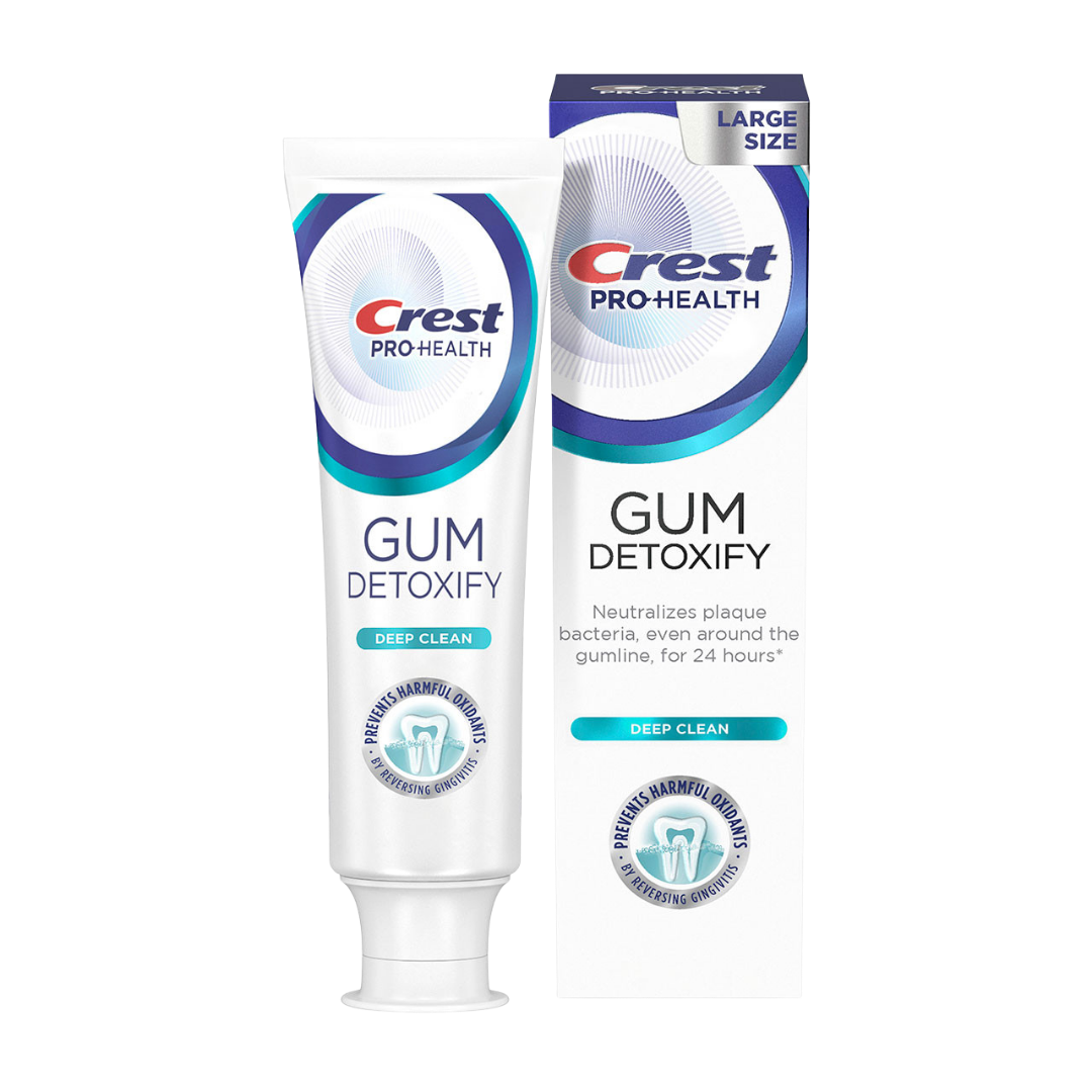 Crest Pro-Health Gum Detoxify Deep Clean Toothpaste - 136 g | كريست معجون أسنان لحماية اللثة والأسنان - 136 غ