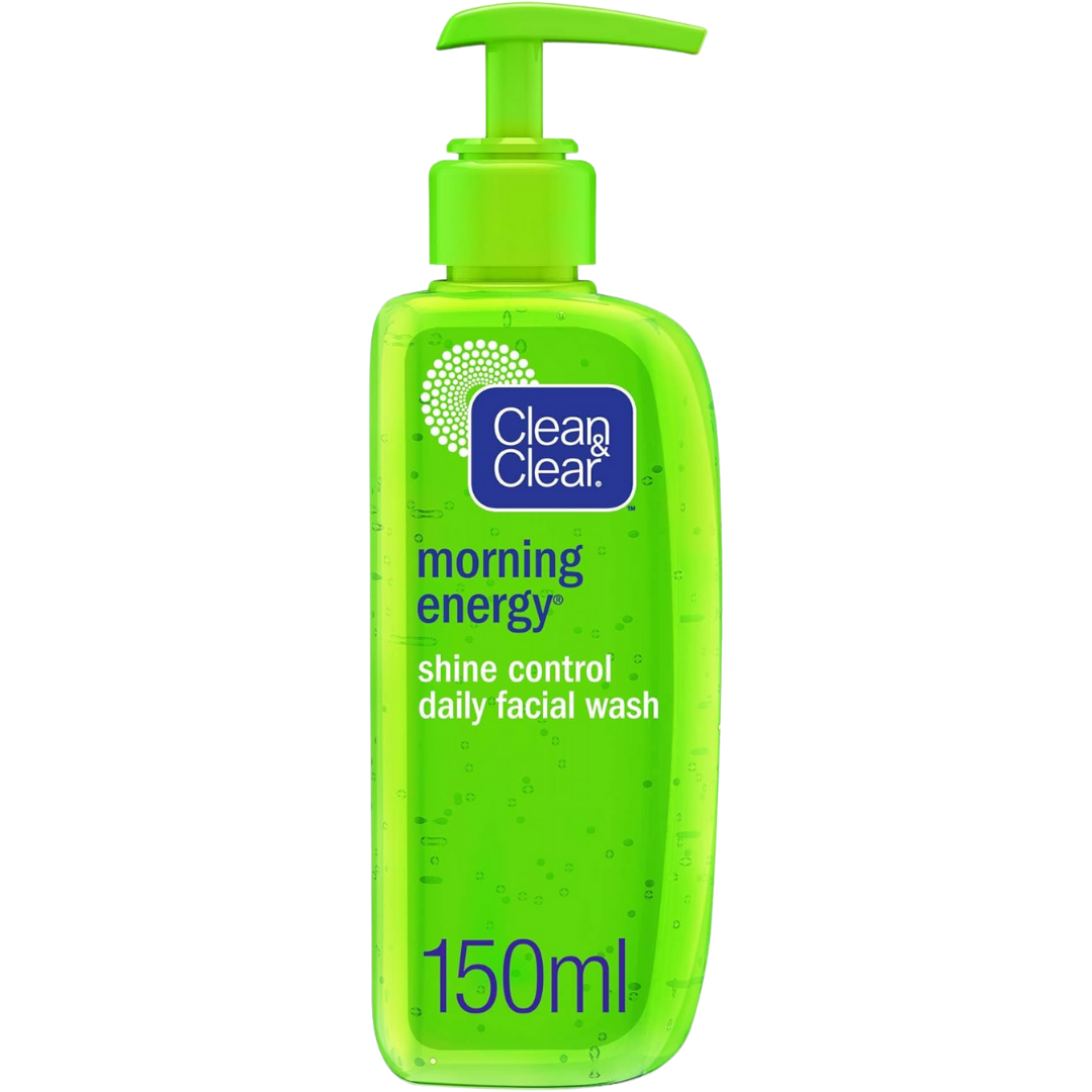 Clean & Clear  Morning Energy Shine Control Daily Faical Wash - 150ml | كلين اند كلير غسول يومي - 150 مل