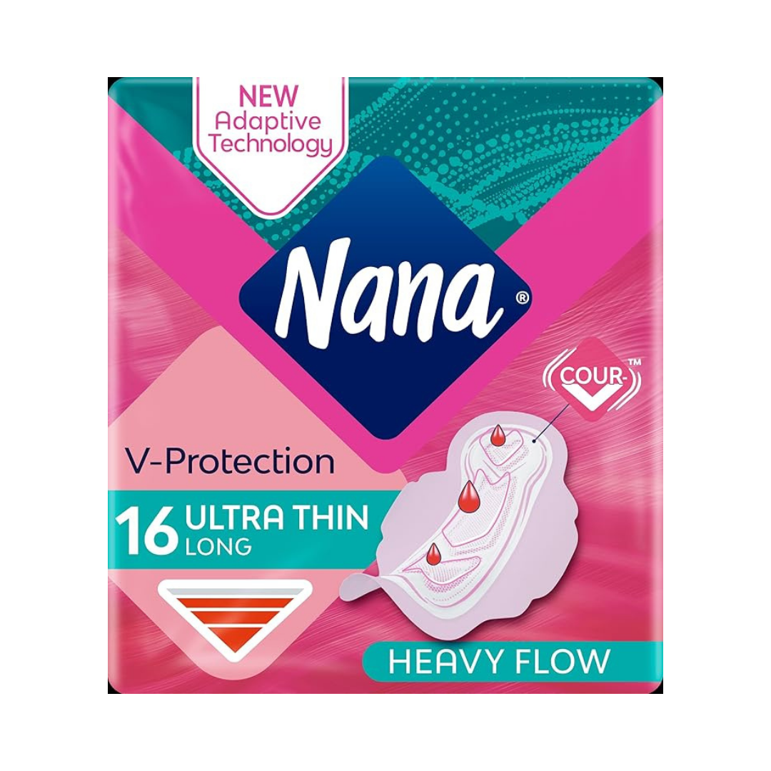 Nana Ultra Thin Extra Long - 16pcs | نانا ألترا ثين اكسترا - 16 قطعة