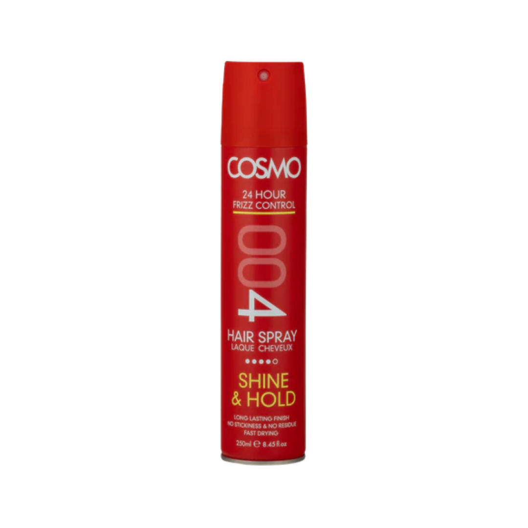 COSMO Shine & Hold 004 Hair Spray - 400ml | كوزمو مثبت للشعر - 400 مل