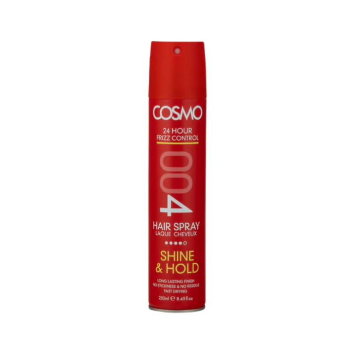 COSMO Shine & Hold 004 Hair Spray - 400ml | كوزمو مثبت للشعر - 400 مل