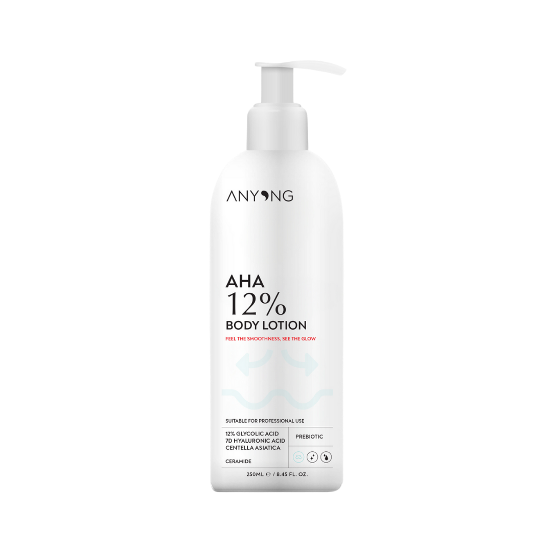 Anyong AHA %12 Body Lotion - 250ml | أنيونغ لوشن للجسم AHA 12% - 250 مل