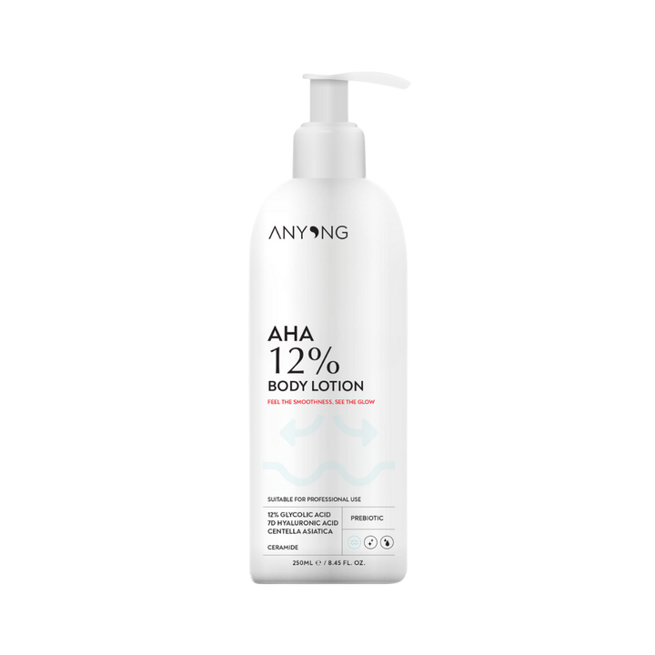 Anyong AHA %12 Body Lotion - 250ml | أنيونغ لوشن للجسم AHA 12% - 250 مل
