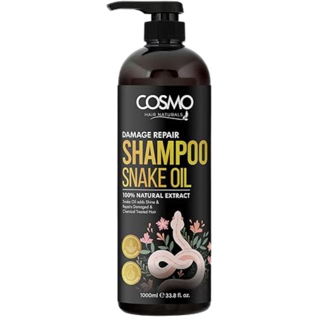 COSMO damage repair shampoo snake oil - 1000ml | كوزمو شامبو لاصلاح الشعر التالف - 1000 مل