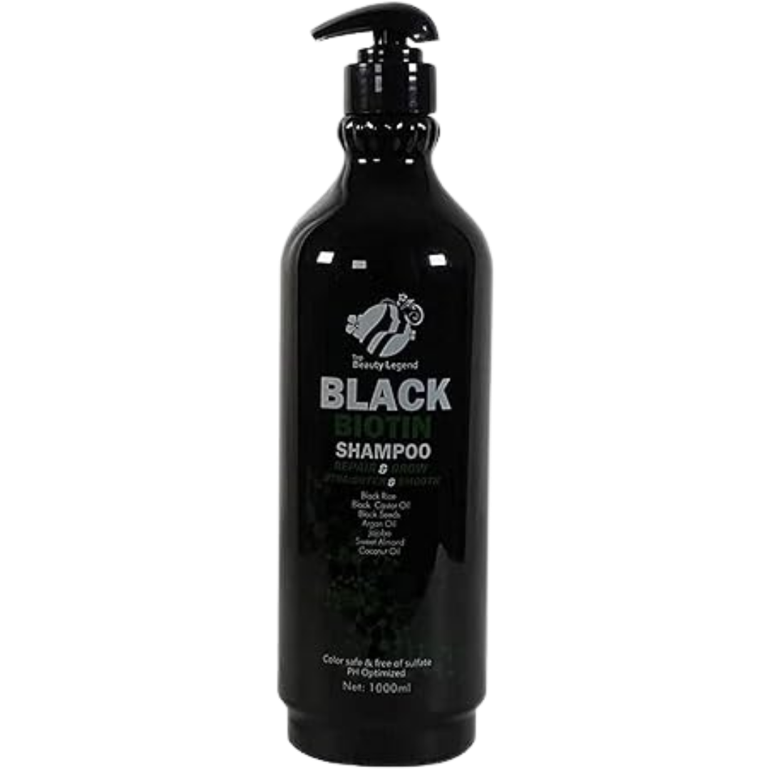 Top Beauty Legend Black Biotin Shampoo - 1000ml | اسطورة الجمال شامبو البيوتين الاسود - 1000 مل