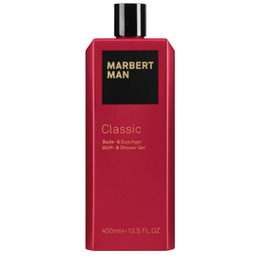 MARBERT Man Homme/Men Classic Bath and Shower Gel - 400ml | ماربرت شاور جيل للرجال - 400 مل