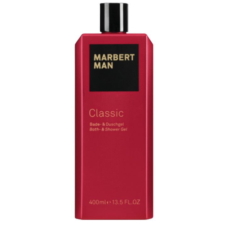 MARBERT Man Homme/Men Classic Bath and Shower Gel - 400ml | ماربرت شاور جيل للرجال - 400 مل