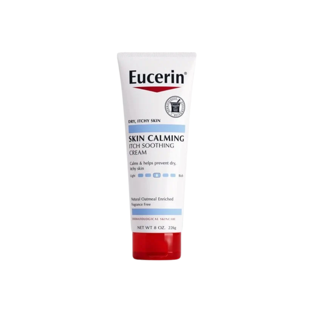 Eucerin Skin Calming Itch Soothing Cream for Dry and Itchy Skin  -226g | يوسيرين كريم مرطب ومهدئ للبشرة الجافة والحساسة - 226 غ