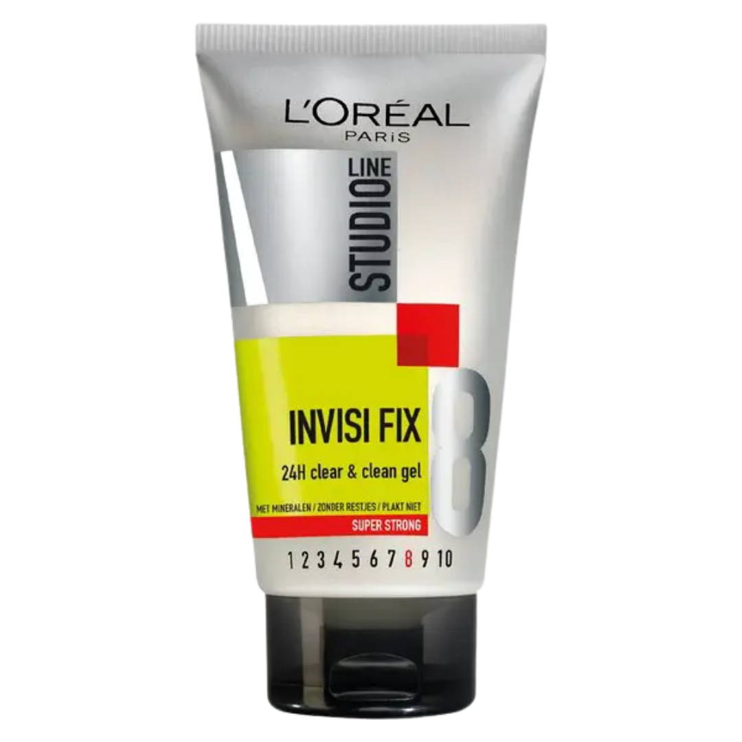 L'oreal Studio Line Invisi Fix 8 - 150ml | لوريال جل لتصفيف الشعر - 150 مل