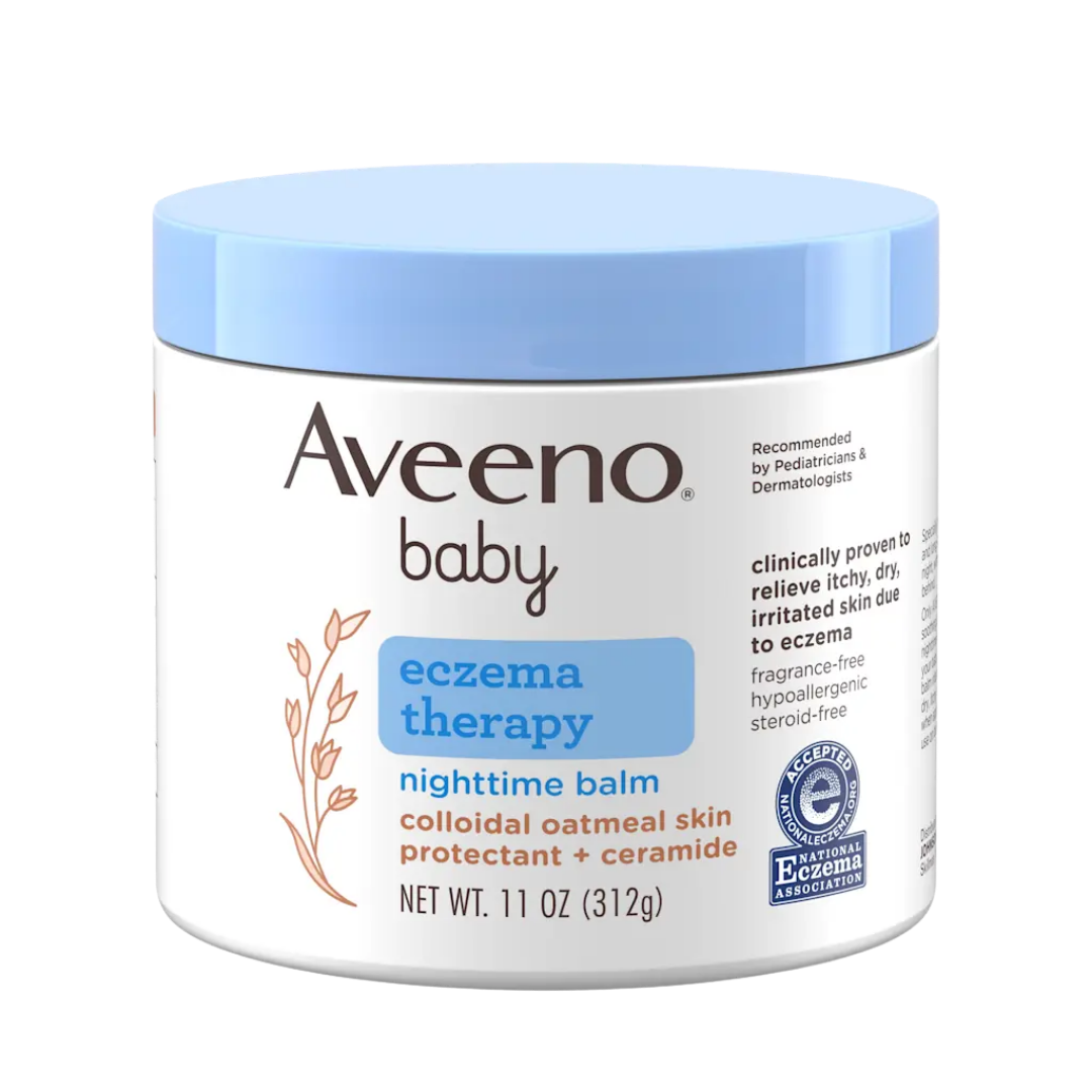 Aveeno Baby Eczema Therapy Nighttime Balm - 156g | افينو كريم لعلاج الأكزيما وتهيج البشرة عند الأطفال - 156 غ