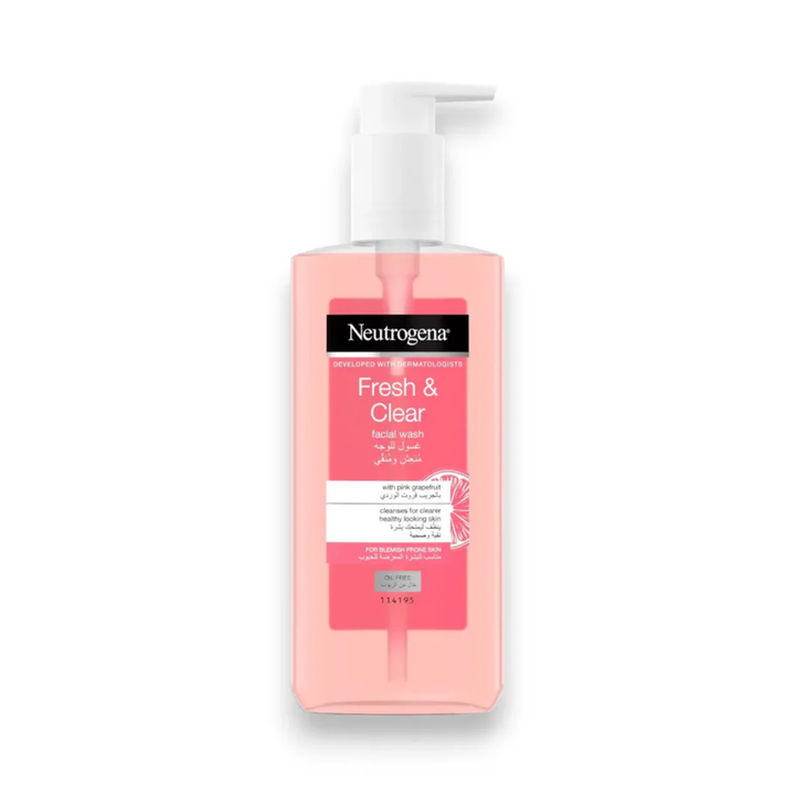 Neutrogena Fresh & Clear Faical Wash Oil Free - 200ml | نتروجينا غسول يومي للوجه - 200 مل